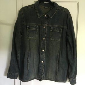 Vintage Antique Wash Denim Jacket by Chico's